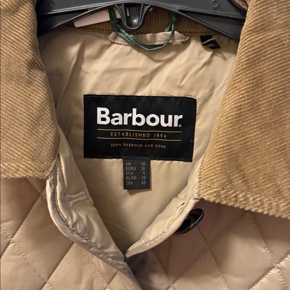 Barbour Women's Tan Quilted Utility Jacket - Picture 7 of 8